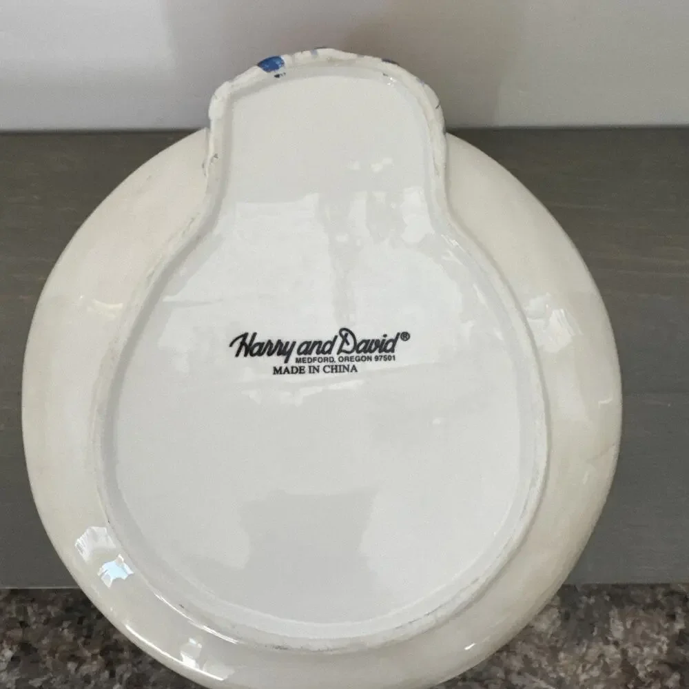 Harry And David Big Moose Ceramic Bowl 3-D Rare 10”wide 4.5” Tall